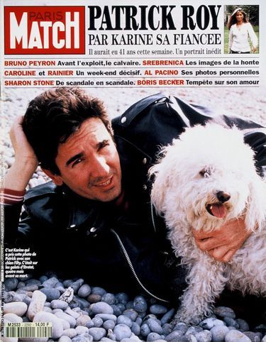 Patrick Roy en couverture de Paris Match n°2292.