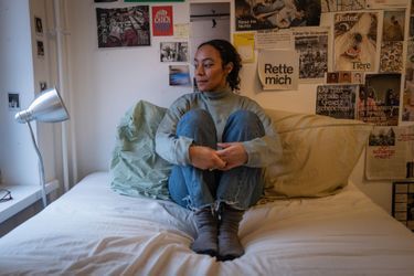 Maëlle, 20 ans, étudiante à Sciences po. Réunionnaise, elle suit un double cursus à Berlin. Et vit désormais grâce à une cagnotte lancée en ligne.