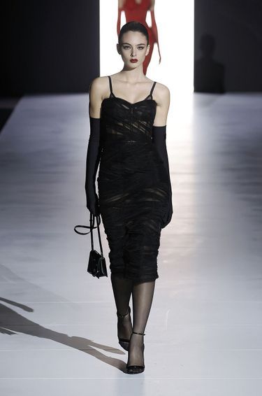 Deva Cassel lors du défilé Dolce & Gabbana à la Fashiow Week de Milan le 25 février 2023.
