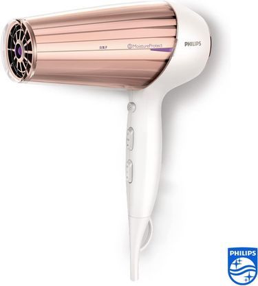 Le sèche-cheveux diffuseur pour cheveux bouclés Philips DryCare, avec protection thermale