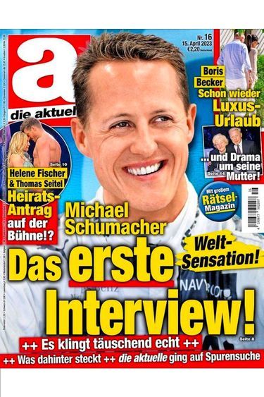 La couverture du magazine allemand.