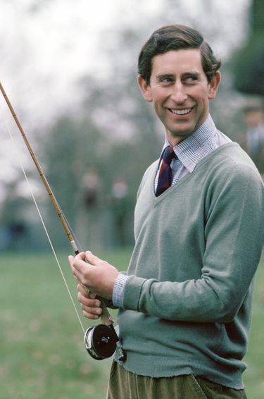 Prince Charles fishing, May 12, 1979.