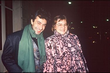 Josiane Balasko et son ex-mari Philippe Berry en 1990.