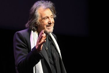 Al Pacino sur la scène de la salle Pleyel, à Paris, pour son spectacle 