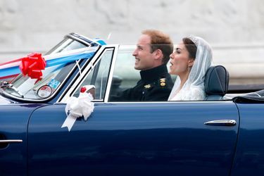 Le prince William et Kate Middleton le jour de leur mariage, à Londres, le 29 avril 2020.