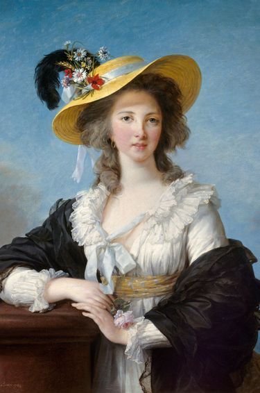 Portrait de la duchesse de Polignac par Elisabeth Vigée-Lebrun, 1782 (Musee du chateau, Versailles)
