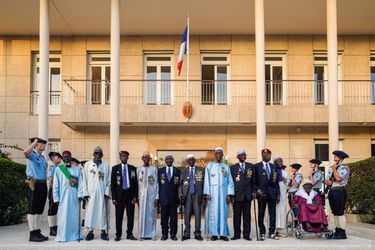Réception à la résidence de l’ambassadeur de France au Sénégal.
