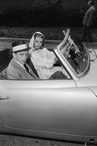 Grace Kelly et Frank Sinatra pour le film 