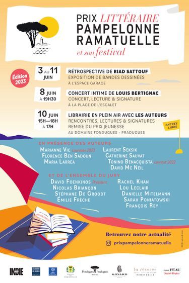 Prix littéraire Pampelonne Ramatuelle et son festival, du 3 au 11 juin