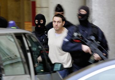 Membre du « gang de Roubaix », le converti Lionel Dumont, condamné en appel en 2007 à vingt-cinq ans de prison. Lors de son procès à la cour d’assises de Douai, en 2005.