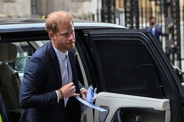 Le prince Harry à son arrivée au tribunal, à Londres, le 7 juin 2023.