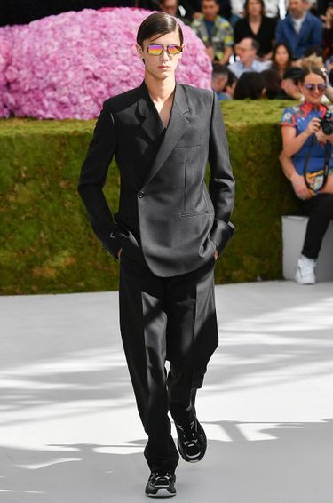 Nikolai de Danemark défile pour Dior lors de la Fashion Week de Paris, le 23 juin 2018.