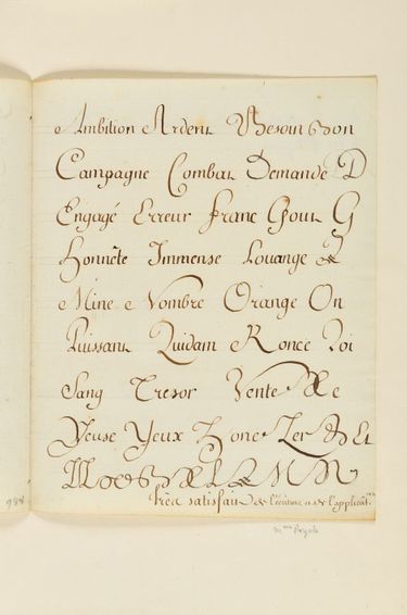 L'une des deux pages du manuscrit autographe de Mme Royale en vente chez Osenat le 11 juin 2023