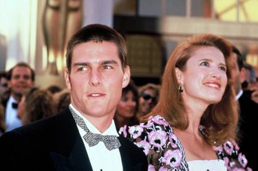 Tom Cruise et Mimie Rogers, en 1989 à Los Angeles.