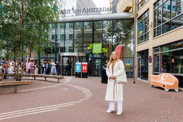 Les études, l’autre voie royale. Premier jour à l’université d’Amsterdam de la princesse d’Orange, le 5 septembre 2022.
