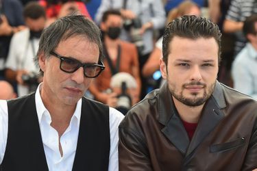 Jules Benchetrit et son père Samuel Benchetrit au Festival de Cannes en 2021