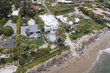 La large propriété de Kevin Costner à Santa Barbara, en Californie, en mai 2023.