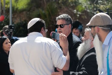 Invectivé par le militant radical Itamar Ben-Gvir, aujourd’hui ministre de la Sécurité nationale. Sur le tournage de son film-documentaire «À l’ouest du Jourdain », en 2017 à Hébron.