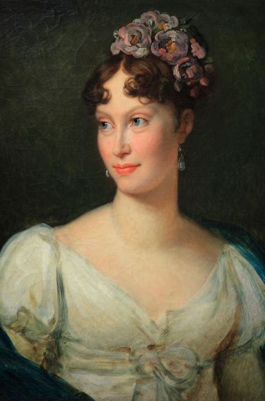 Portrait de l’impératrice Marie-Louise, seconde femme de Napoléon Ier, par François Gérard, 1810-1812 (Musée du Louvre, Paris)