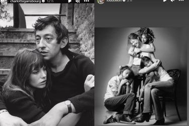 Charlotte Gainsbourg et Lou Doillon sur Instagram, le 16 août 2022.