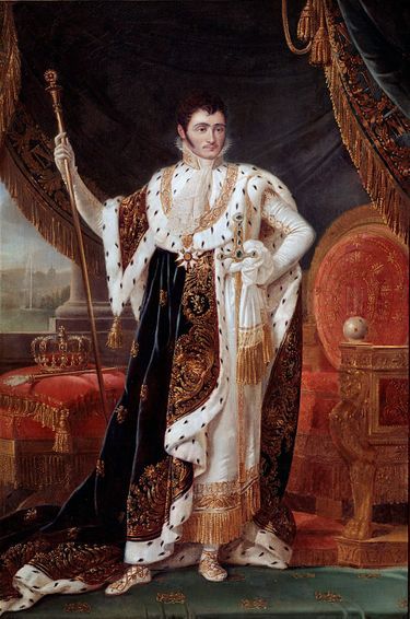 Jérôme Bonaparte, portrait en roi de Westphalie par Francois-Joseph Kinson (Versailles - musée du Château)