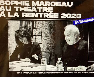 Audrey Schebat emmène Sophie Marceau sur les planches, face à François Berléand dans un nouveau texte, « La Note ».