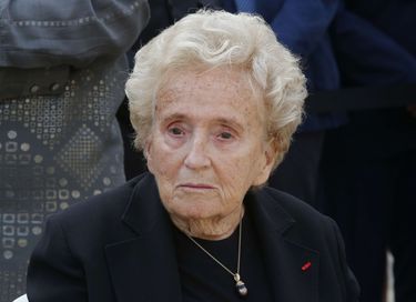 Bernadette Chirac, le 5 juillet 2017, lors de cérémonie d'hommage national à Simone Veil aux Invalides