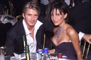 David et Victoria Beckham aux MOBO Awards, à Londres, en octobre 1999.
