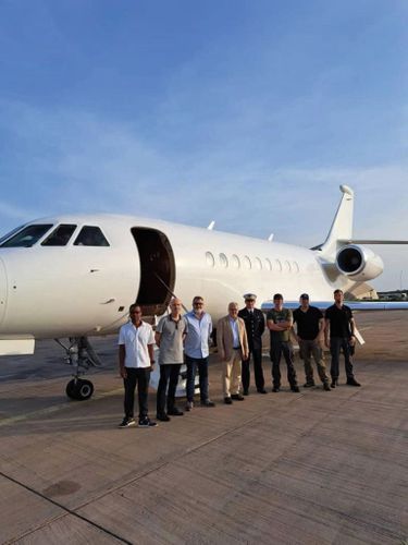 Première escale, le 27 septembre 2023, à N’Djamena (Tchad) avant de mettre le cap sur la France.