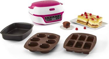 Machine à gâteau intelligente Tefal KD804910 Cake Factory - 5 programmes  automatiques, 3 accessoires –