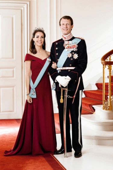 Joachim : son portrait officiel avec sa femme, Marie, au palais d’Amalienborg en 2019