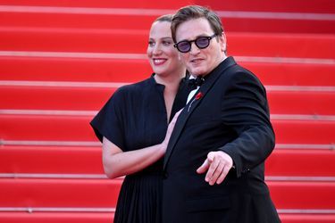 Benoît Magimel et Margot Pelletier au festival de Cannes en 2023.