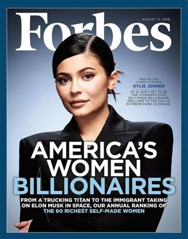 Kylie at 21, August 2018: Youngest entrepreneur of all time