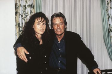Rosalie van Breemen and Alain Delon and 1995