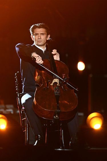 Gautier Capuçon at the Yellow Peace Gala at the Accor Arena on January 26, 2024 in Paris.