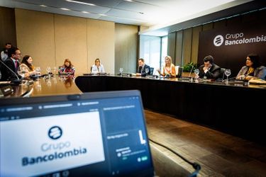 Koningin Máxima der Nederlanden in Medellin op 26 februari 2024