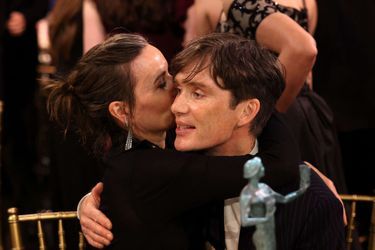 Cillian Murphy et sa femme Yvonne McGuinness à Los Angeles, en février 2024