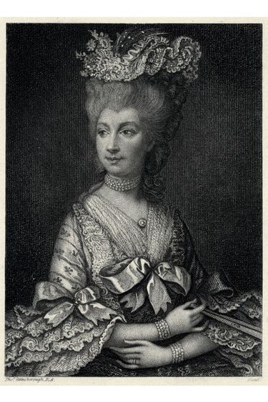 La reine consort Charlotte, épouse du roi George III