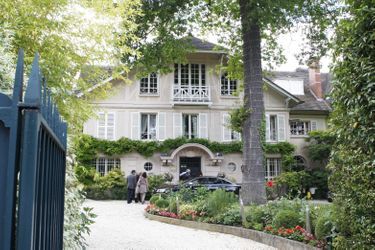 La maison de Johnny Hallyday à Marnes-la-Coquette, le 14 juillet 2009.