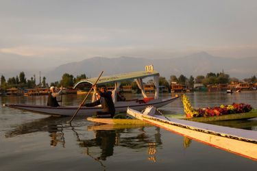 Le lac Dal Ã  Srinagar