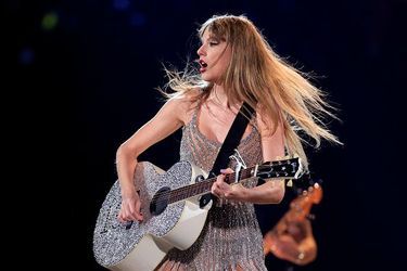 Taylor Swift en concert à Sao Paulo (Brésil) pour sa tournée 