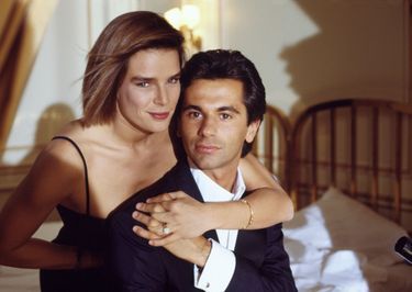 Princess Stephanie of Monaco with Jean-Yves Le Fur in Paris, 19 April 1990. (Photo by frederic meylan/Sygma via Getty Images)