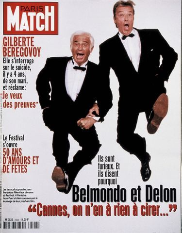 À 64 et 62 ans, Belmondo et Delon affichaient la même insolence.
