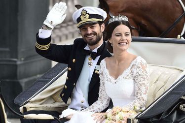 Le prince Carl Philip de Suède le jour de son mariage avec Sofia Hellqvist, à Stockholm, le 13 juin 2015.
