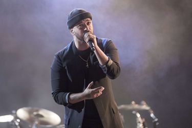 Slimane, en concert à Vence, en juillet 2017