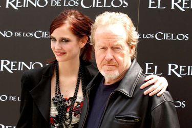 Eva Green et Ridley Scott, à Madrid, en 2005