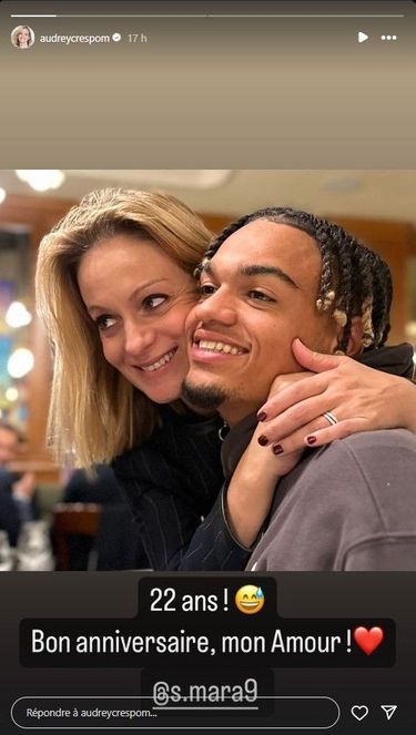 Pour les 22 ans de son fils Sékou, Audrey Crespo-Mara partage une photo de leur complicité