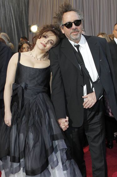 Helena Bonham Carter en Tim Burton bij de 85e jaarlijkse Academy Awards in het Dolby Theatre op 24 februari 2013.