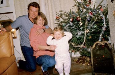 Chez Nathalie Baye, à Hussard dans la Creuse, en décembre 1984. Laura a 13 mois.