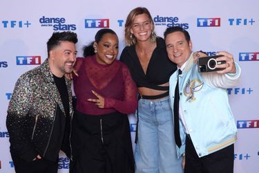 Jean-Marc Généreux, Mel Charlot, Chris Marques, Fauve Hautot lors du lancement de la saison 14 de l'émission 